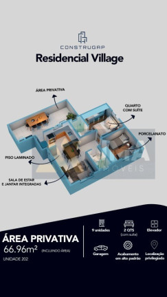 Imagem Apartamento com 2 Quartos à Venda, 92 m² em Araguaia - Belo Horizonte