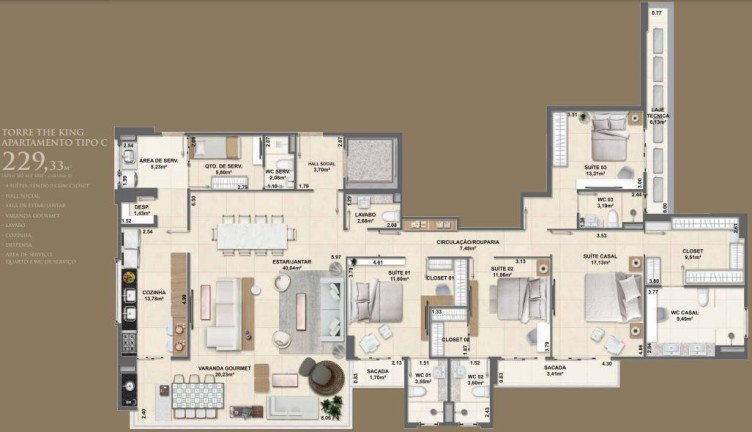 Imagem Apartamento com 4 Quartos à Venda,  em Jóquei - Teresina