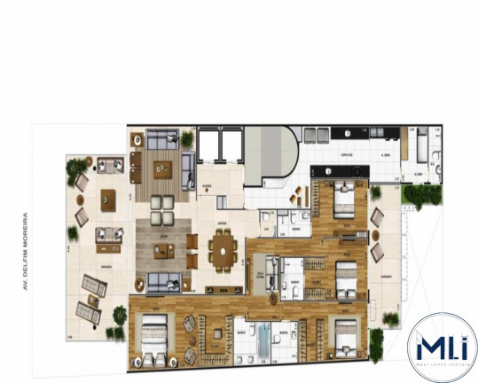 Imagem Imóvel com 4 Quartos à Venda, 295 m² em Leblon - Rio De Janeiro