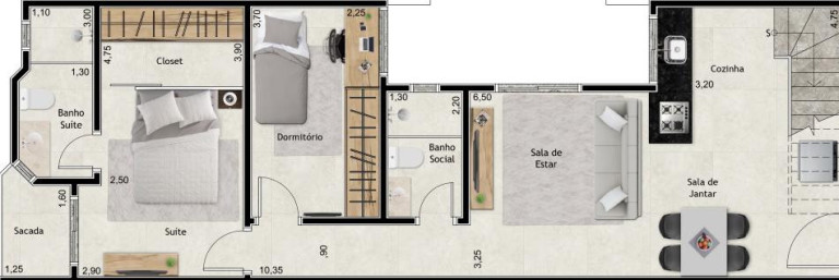 Imagem Apartamento com 2 Quartos à Venda, 67 m² em Parque Das Nações - Santo André Imagem Apartamento com 2 Quartos à Venda, 67 m² em Parque Das Nações - Santo André