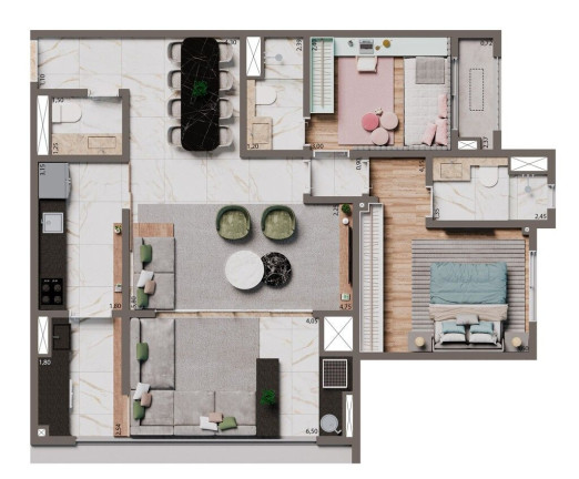 Imagem Apartamento com 2 Quartos à Venda, 67 m² em Santo Amaro - São Paulo