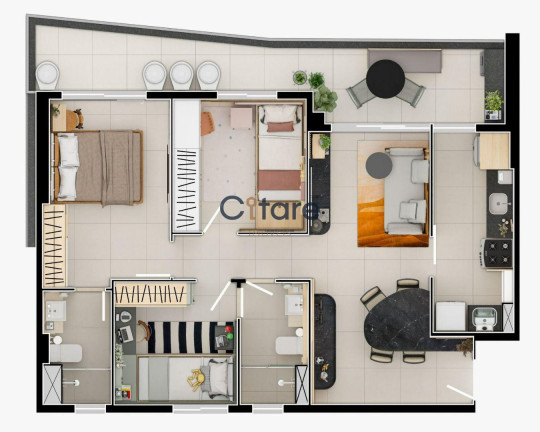 Imagem Apartamento com 3 Quartos à Venda, em Aldeota - Fortaleza Imagem Apartamento com 3 Quartos à Venda, em Aldeota - Fortaleza