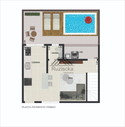 Imagem Casa com 2 Quartos à Venda, 67 m² em Vila Atlântica - Mongaguá