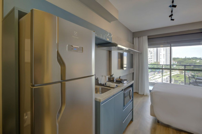 Imagem Apartamento com 1 Quarto para Alugar, 25 m² em Brooklin - São Paulo Imagem Apartamento com 1 Quarto para Alugar, 25 m² em Brooklin - São Paulo