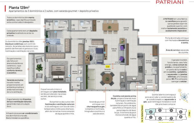 Imagem Apartamento com 2 Quartos à Venda, 96 m² em Embaré - Santos Imagem Apartamento com 2 Quartos à Venda, 96 m² em Embaré - Santos