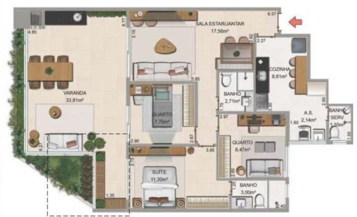Imagem Imóvel com 3 Quartos à Venda, 86 m² em Recreio Dos Bandeirantes - Rio De Janeiro