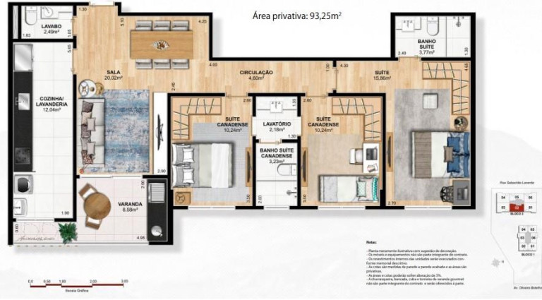 Imagem Apartamento com 3 Quartos à Venda, 93 m² em Alto - Teresópolis
