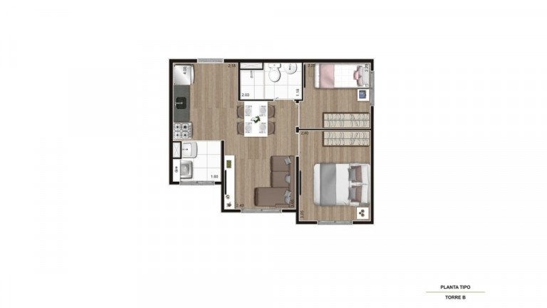Imagem Apartamento com 2 Quartos à Venda, 34 m² em Cidade Patriarca - São Paulo