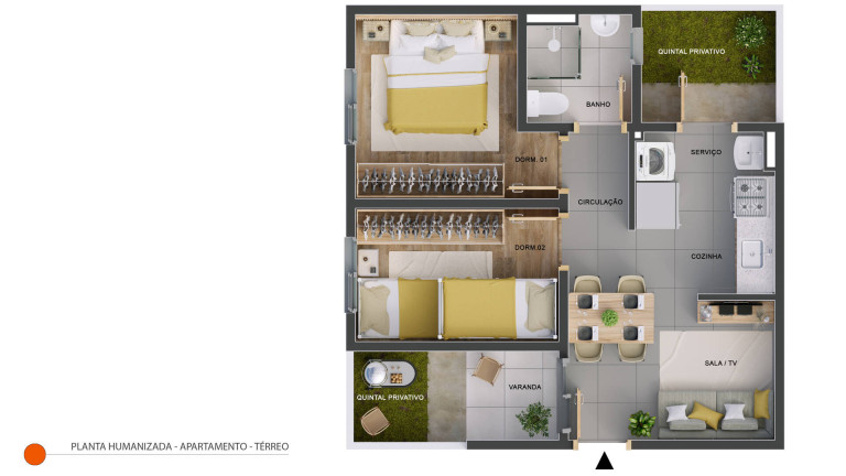 Imagem Apartamento com 2 Quartos à Venda, 41 m² em Jardim Do Lago Continuação - Campinas
