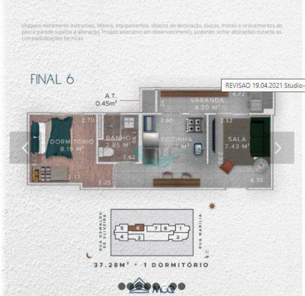 Imagem Apartamento com 1 Quarto à Venda, 38 m² em Boqueirão - Praia Grande Imagem Apartamento com 1 Quarto à Venda, 38 m² em Boqueirão - Praia Grande