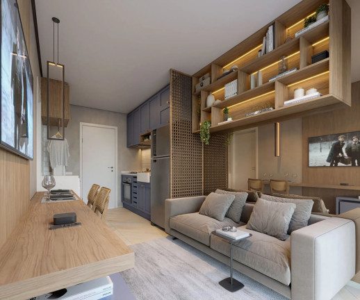 Imagem Imóvel com 2 Quartos à Venda, 34 m² em Campo Grande - São Paulo
