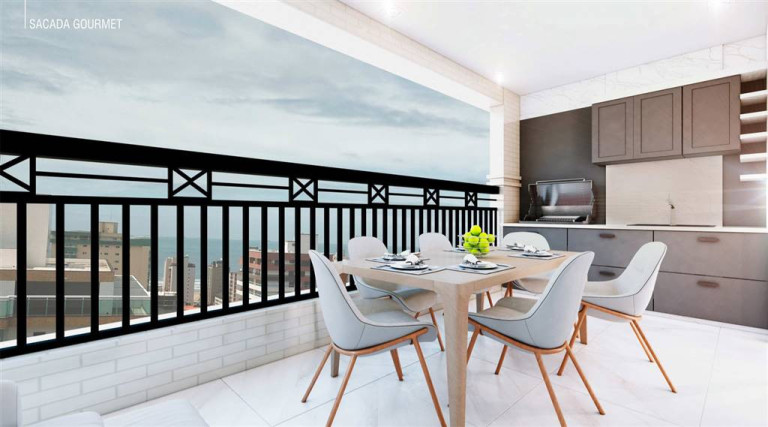 Imagem Apartamento com 3 Quartos à Venda, 125 m² em Guilhermina - Praia Grande