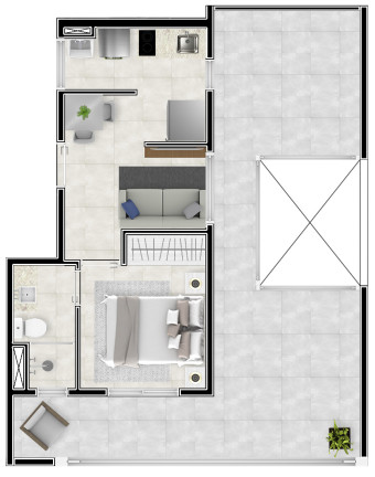 Imagem Apartamento com 1 Quarto à Venda, 26 m² em Vila Sônia - São Paulo Imagem Apartamento com 1 Quarto à Venda, 26 m² em Vila Sônia - São Paulo