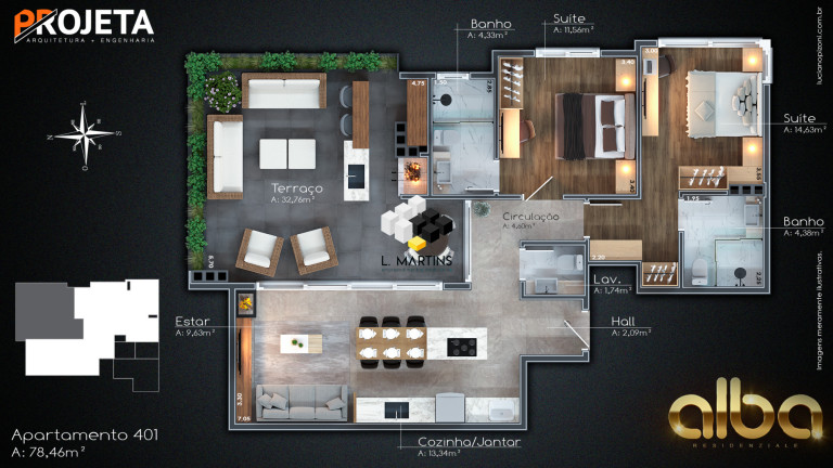 Imagem Apartamento com 1 Quarto à Venda, 49 m² em Carniel - Gramado Imagem Apartamento com 1 Quarto à Venda, 49 m² em Carniel - Gramado