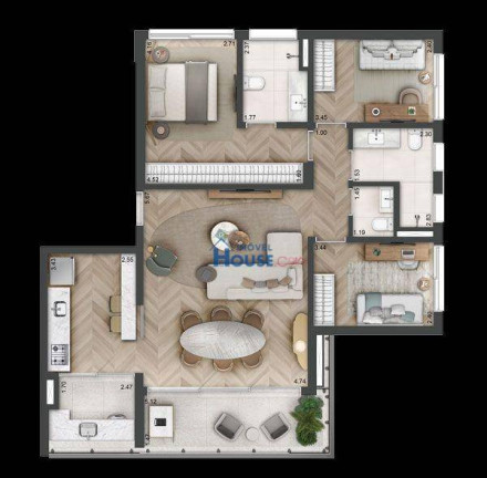 Imagem Apartamento com 3 Quartos à Venda, 111 m² em Perdizes - São Paulo