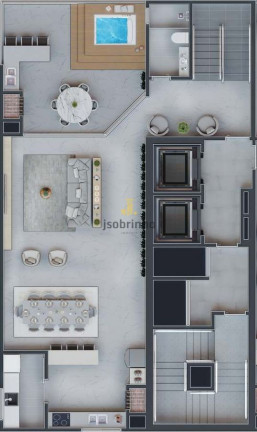 Apartamento com 3 Quartos à Venda, 83 m² em Perequê - Porto Belo