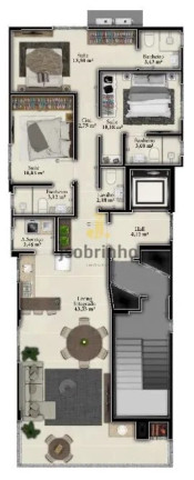 Imagem Apartamento com 3 Quartos à Venda, 108 m² em Perequê - Porto Belo Imagem Apartamento com 3 Quartos à Venda, 108 m² em Perequê - Porto Belo