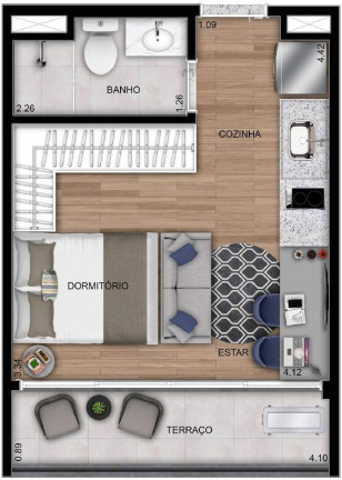 Imagem Imóvel com 1 Quarto à Venda, 26 m² em Barra Funda - São Paulo Imagem Imóvel com 1 Quarto à Venda, 26 m² em Barra Funda - São Paulo