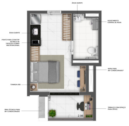 Imagem Apartamento à Venda, 25 m² em Vila Madalena - São Paulo Imagem Apartamento à Venda, 25 m² em Vila Madalena - São Paulo