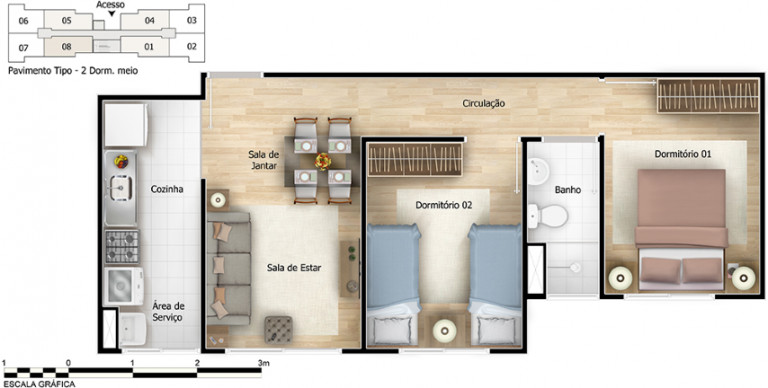 Imagem Apartamento com 2 Quartos à Venda, 40 m² em Chácara Maria Trindade - São Paulo Imagem Apartamento com 2 Quartos à Venda, 40 m² em Chácara Maria Trindade - São Paulo