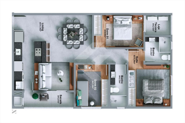Imagem Apartamento com 2 Quartos à Venda, 80 m² em Centro - Itajaí Imagem Apartamento com 2 Quartos à Venda, 80 m² em Centro - Itajaí