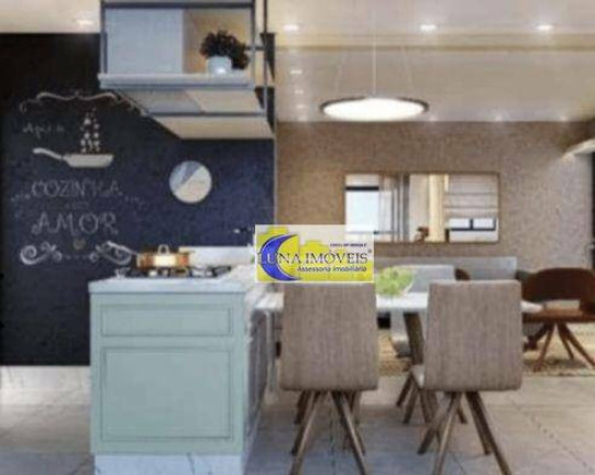 Apartamento com 3 Quartos à Venda, 92 m² em Campestre - Santo André