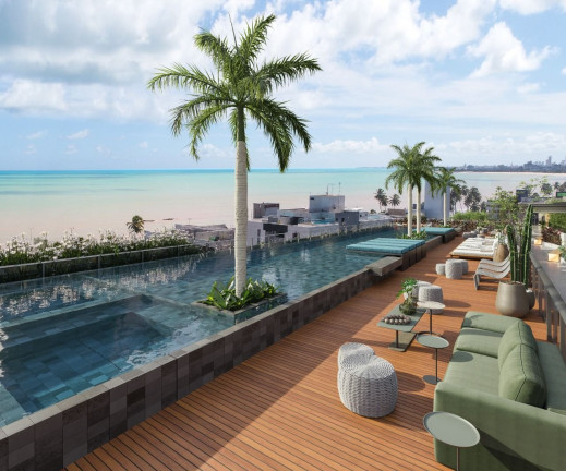 Imagem Apartamento com 1 Quarto à Venda, 21 m² em Cabo Branco - João Pessoa