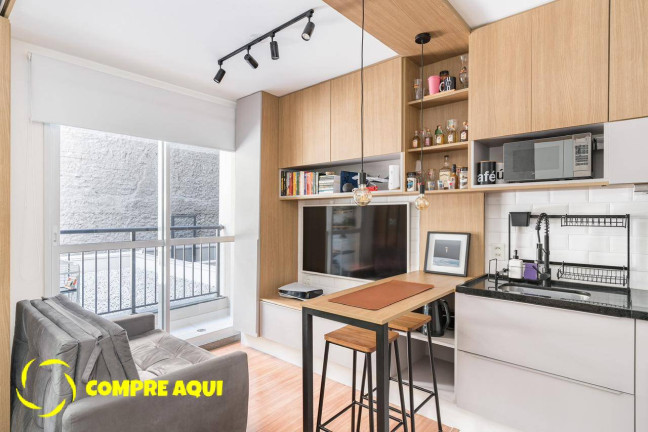 Apartamento com 1 Quarto à Venda, 28 m² em República - São Paulo