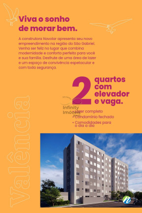 Imagem Apartamento com 2 Quartos à Venda,  em São Gabriel - Belo Horizonte