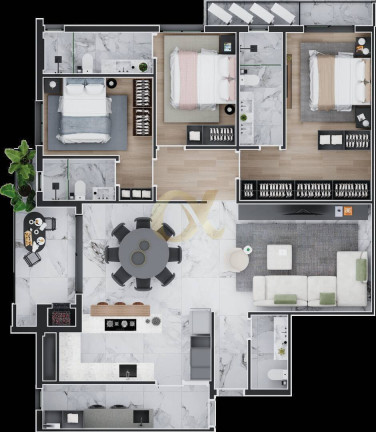 Imagem Apartamento com 3 Quartos à Venda, 286 m² em Santo Antônio - Joinville Imagem Apartamento com 3 Quartos à Venda, 286 m² em Santo Antônio - Joinville