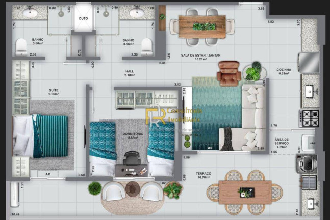 Imagem Apartamento com 2 Quartos à Venda, 78 m² em Aviação - Praia Grande Imagem Apartamento com 2 Quartos à Venda, 78 m² em Aviação - Praia Grande