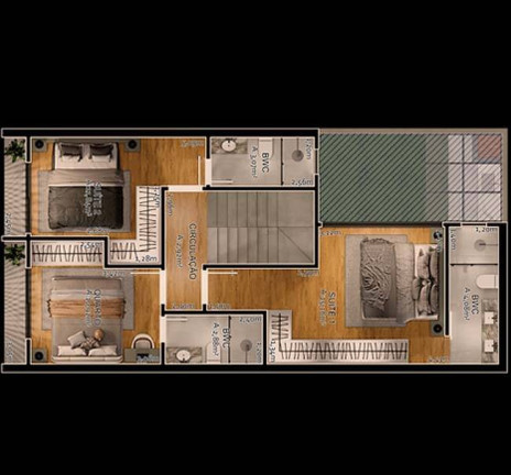Imagem Sobrado com 3 Quartos à Venda, 117 m² em Pilarzinho - Curitiba Imagem Sobrado com 3 Quartos à Venda, 117 m² em Pilarzinho - Curitiba