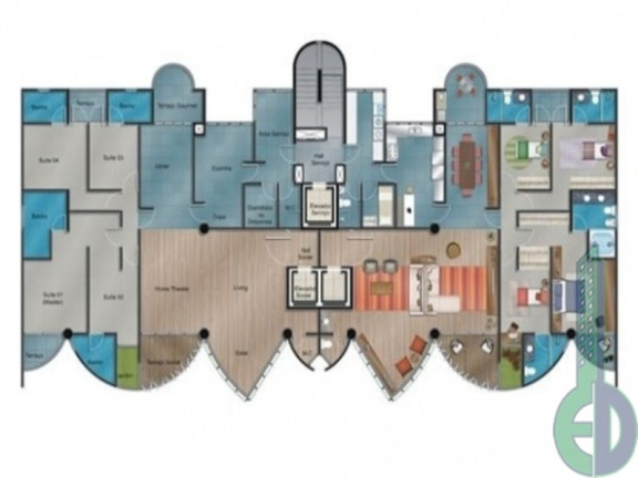 Imagem Imóvel com 4 Quartos à Venda, 227 m² em Jardim - Santo Andre Imagem Imóvel com 4 Quartos à Venda, 227 m² em Jardim - Santo Andre