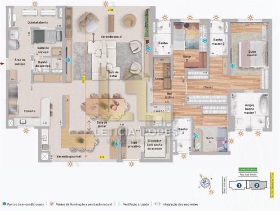 Imagem Apartamento com 3 Quartos à Venda, 203 m² em Ponte De Campinas - Jundiaí Imagem Apartamento com 3 Quartos à Venda, 203 m² em Ponte De Campinas - Jundiaí