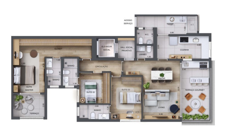 Imagem Apartamento com 3 Quartos à Venda, 126 m² em Perdizes - São Paulo