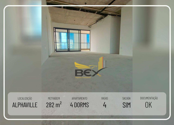 Apartamento com 4 Quartos à Venda, 282 m² em Alphaville Industrial - Barueri