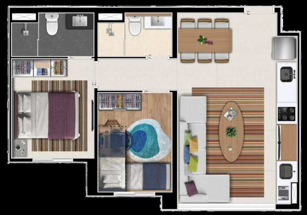 Imagem Apartamento com 2 Quartos à Venda, 42 m² em Vila Ema - São Paulo Imagem Apartamento com 2 Quartos à Venda, 42 m² em Vila Ema - São Paulo