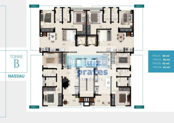 Imagem Apartamento com 2 Quartos à Venda, 66 m² em Morretes - Itapema
