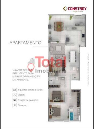 Apartamento com 3 Quartos à Venda,  em Timirim - Timóteo