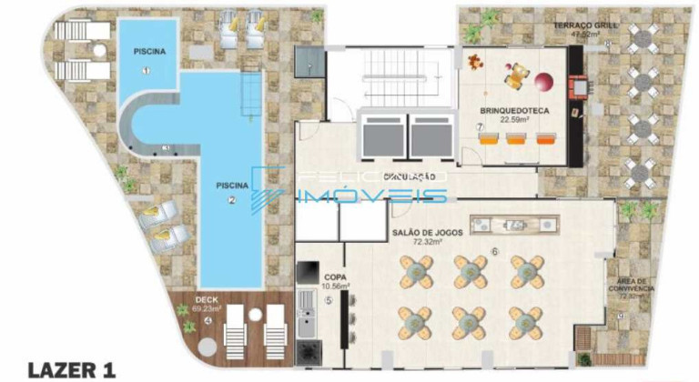 Imagem Apartamento com 1 Quarto à Venda, 49 m² em Aviação - Praia Grande