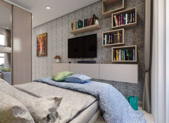 Imagem Apartamento com 2 Quartos à Venda, 62 m² em Guilhermina - Praia Grande