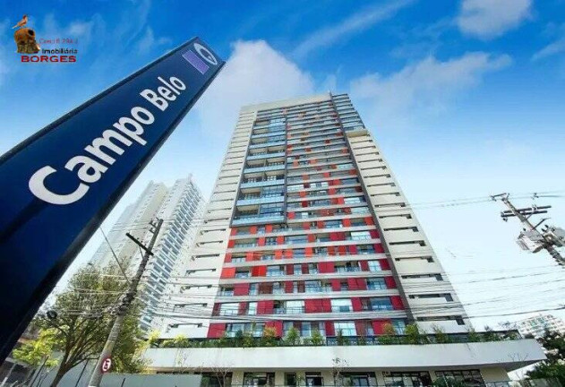 Imagem Apartamento com 1 Quarto para Alugar, 37 m² em Campo Belo - São Paulo