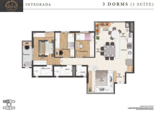 Imagem Apartamento com 3 Quartos à Venda, 83 m² em Centro - Santo André