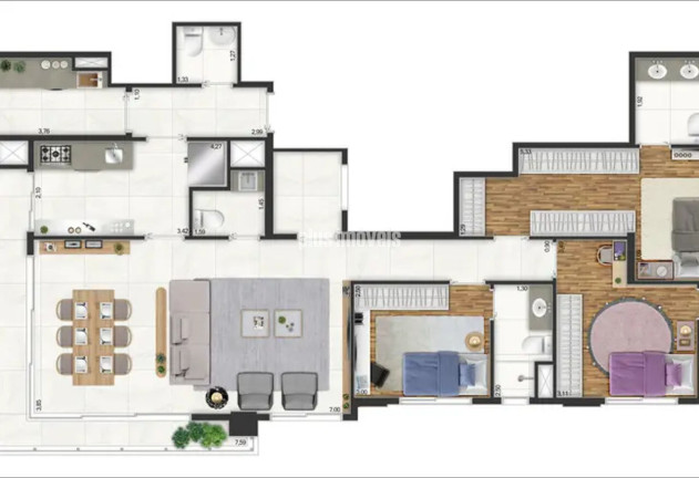 Imagem Apartamento com 3 Quartos à Venda, 136 m² em Perdizes - São Paulo