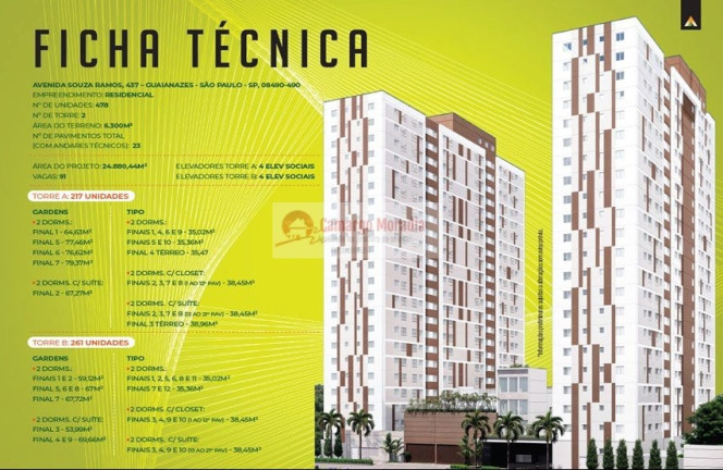 Imagem Apartamento com 2 Quartos à Venda, 35 m² em Guaianazes - São Paulo