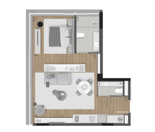 Imagem Apartamento com 2 Quartos à Venda, 99 m² em Pinheiros - São Paulo