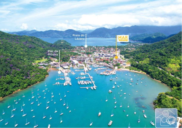 Imagem Apartamento com 1 Quarto à Venda, 44 m² em Saco Da Ribeira - Ubatuba