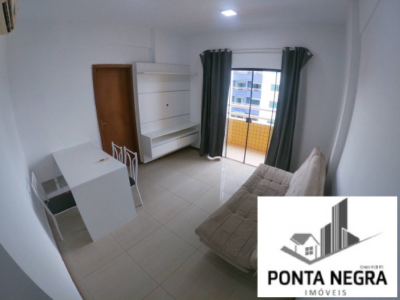 Apartamento com 1 Quarto para Alugar, 52 m² em Ponta Negra - Manaus