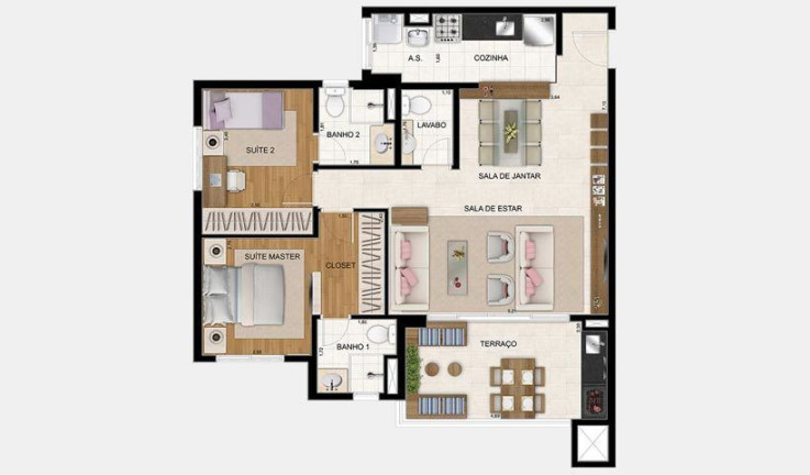 Imagem Apartamento com 2 Quartos à Venda, 135 m² em Picanço - Guarulhos Imagem Apartamento com 2 Quartos à Venda, 135 m² em Picanço - Guarulhos