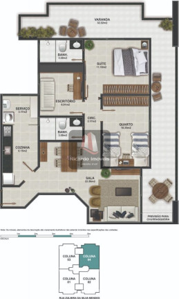 Imagem Imóvel com 2 Quartos à Venda, 106 m² em Braga - Cabo Frio